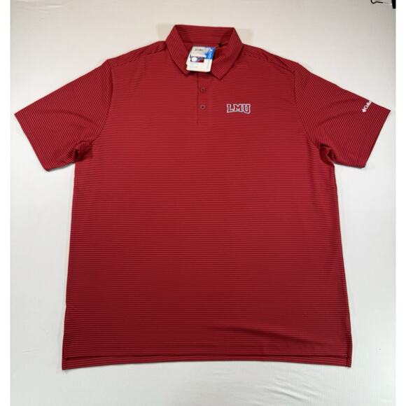 Columbia Other - Columbia Golf LMU Polo Shirt Red Stripe Men’s 2XL NWT Performance